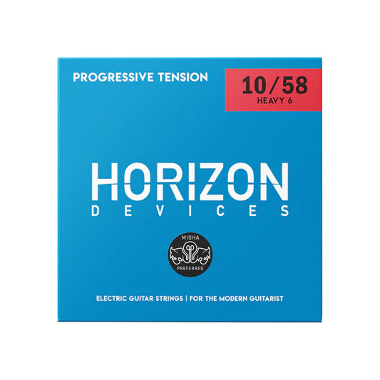 HORIZON DEVICES Progressive Tension Heavy 6 10/58 ELECTRIC GUITAR STRINGS