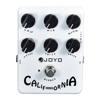 Joyo California Sound Distortion Guitar Effect Pedal True Bypass orange